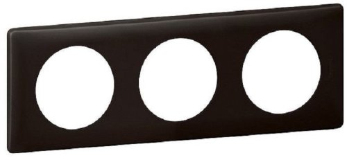 Рамка универсальная Legrand Celiane 3-м. черная перкаль  картинка